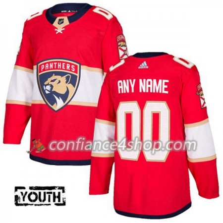 Adidas Maillot de Hockey Florida Panthers Personnaliser 2017-2018 Rouge Authentic - Enfant